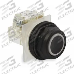 SCHNEIDER Flush Push Button Operator: Non-Illuminated, Flush Profile, Non-Metallic, 30 mm, 1NC (MPN 9001SKR1BH6). Key specifications — Brand: SCHNEIDER; Action: Momentary; Series: 9001SK; Push Button Material Type: Non-Metallic.