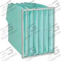 GRAINGER Pocket Air Filter: 24 in x 20 in x 22 in, MERV 11, Orange, Synthetic, 6 Pockets (MPN 2JVK8). Key specifications — Display Sell UOM: EA; Brand: GRAINGER; Media Material: Synthetic; Performance Rating: MERV 11.