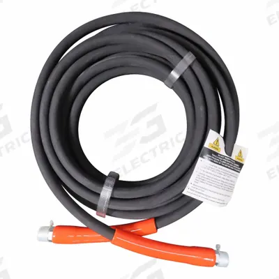POWER TEAM Hydraulic Hose: 1/4 in ID, NPTF x NPTF, 20 ft Lg, 3/8 in x 3/8 in Fitting Size - Power Team Braid-Reinforced Hose Assemblies