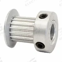 DAYTON Timing Pulley: Modified Curvilinear, Fixed, For GT Timing Belt Section, For 9 mm Belt Wd (MPN 17-2P09M6CA6). Key specifications — Brand: DAYTON; Finish: Clear Anodized; For Belt Series: Powerhouse®.