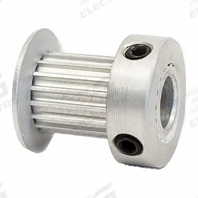 Dayton Timing Pulley: Modified Curvilinear, Fixed, For GT Timing Belt Section - GT Section Fixed-Bore Timing Pulleys with Hub