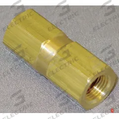 APPROVED VENDOR Piston Spring Check Valve: Piston, Inline Valve Body, 1/8 in Pipe Size, FNPT x FNPT (MPN CHK BRS 215-2F2F-B). Key specifications — Brand: APPROVED VENDOR.