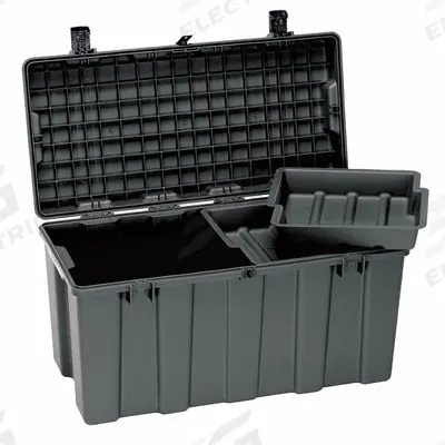 PELICAN Trunk Locker: 38.2 gal, 18 1/2 in x 36 1/4 in x 19 5/8 in, Green, Plastic - Storage Trunks