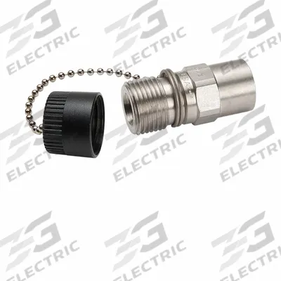 Parker Nipple: 1/4 in Coupling Size, 1/4"-18 Thread Size, 303 Stainless Steel - 1141 Series Hydraulic Quick-Connect Coupling Plugs