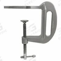 PANAVISE Clamp-On Vise Base: Cast Zinc, 6 15/16 in Overall Lg, 1/4 in Mounting Hole Dia (MPN 311). Key specifications — attr663940: PANAVISE; attr1018555: 300.