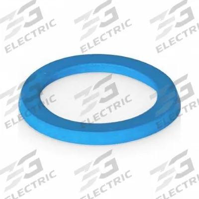 JW WINCO Sealing Washer: FDA Approved, EPDM, Blue, 26 mm Inside Dia, 30 mm Outside Dia - Hygienic Single-Piece Sealing Washers