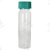 QORPAK Vial: 40 mL, Includes Closure, Thermoset, 27.75 mm Body Dia, Square, Colorless, Sample (MPN GLC-01021). Key specifications — Body Color: Colorless; Screw Closure Size: 24-400 mm; Brand: QORPAK; Bottom Shape: Square; Self-Standing: Self-Standing.