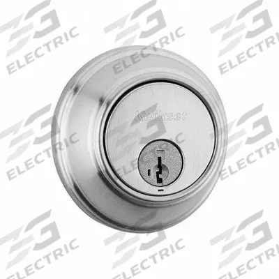KWIKSET Key Control Deadbolt: Cylindrical, 1 3/4 in Door Thick - Max - Standard Cylindrical Deadbolts
