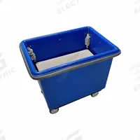 R&B WIRE PRODUCTS INC. Cube Trucks Spring Lift: 458PTB, 42 in x 26 in x 5/8 in, Blue, 150 lb. Key specifications — Color: Blue; Material: Vinyl-Covered Platform with Powder-Coated Attachment Clips; Brand: R&B WIRE PRODUCTS INC.; Includes: Platform and Springs; Manufacturer Part Number: 458PTB; For Use With: 4620/PTB Poly Truck.