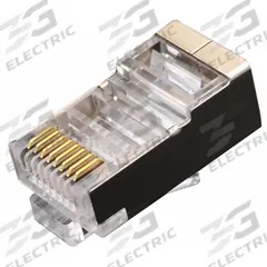 TRIPLETT Plug: Modular Plug RJ45, Solid, 5 Cable Category, Std, 100pk Pack Size, 100 (MPN CAT5-HPPS-HP). Key specifications — Brand: TRIPLETT; Color: Clear; Compatible Cable Shape: Round; Compatible Number of Fibers: Duplex; Compatible Wire Solid/Stranded: Solid; _Pack Size: 100pk.