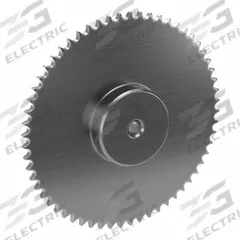 TSUBAKI Single Strand Sprocket: One-Sided Hub, For Single Strands, 40, 60 Teeth, 9.554 in Pitch Dia (MPN 40B60SS). Key specifications — attr85387: TSUBAKI.