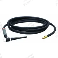 LINCOLN ELECTRIC TIG Torch: Air-Cooled, PTA-17, 12 1/2 ft, Rubber, 1-Piece, 17 (MPN K1782-1). Key specifications — Brand: LINCOLN ELECTRIC; Manufacturer Part Number: K1782-1; Neck Type: Rigid; Power Cord Material: Rubber; Gas Valve (Table): Without.
