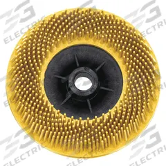 SCOTCH-BRITE Bristle Disc: 4 1/2 in Brush Dia, 5/8"-11 Arbor, Ceramic, P80 Grit (MPN 61500139029). Key specifications — Connector Size: 5/8"-11; Brand: SCOTCH-BRITE.