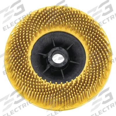 SCOTCH-BRITE Bristle Disc: 4 1/2 in Brush Dia, 5/8"-11 Arbor, Ceramic - Cleaning Bristle Discs for All Metals