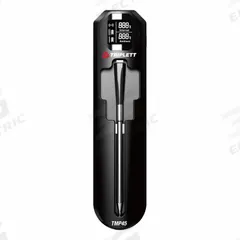 TRIPLETT Bluetooth Hygro-Thermometer: 14°F to 212°F /-10°C to 100°C, +/-1.8°F/+/-1°C, 5 in Probe Lg (MPN TMP45). Key specifications — Accuracy: +/-1°C; Brand: TRIPLETT.