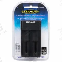 ULTRALAST Battery Charger: Lithium Ion, 18650 (MPN ULLIONCHG). Key specifications — Battery Chemistry: Lithium Ion; For Battery Size: 18650; Brand: ULTRALAST.