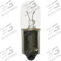 APPROVED VENDOR Incandescent Bulb: Incandescent, Miniature Bayonet (BA9s), (T) Tubular, T3-1/4 (MPN 6VMB-1). Key specifications — Light Color: White; Trade Number: 6VMB-1; Voltage: 6V AC; Brand: APPROVED VENDOR; Bulb Shape: T3-1/4.