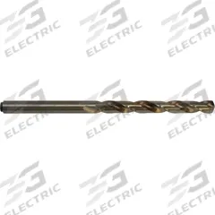 CLEVELAND Taper Length Drill Bit: #36, 118° Notched Point, Straw/Bronze Cobalt, Tang Shank (MPN C83023). Key specifications — attr1233898: 0.1065.