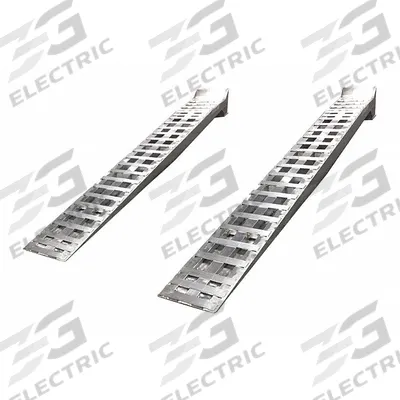 HD RAMPS Truck Ramp: 7.5 ton Load Capacity, Not Adj, Aluminum, 138 3/8 in Overall Lg - Vehicle Loading Ramps