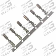 Insulation Support Crimp Contact: Sure-Seal, Female, 18 to 14 AWG, Crimp, Gold, Copper Alloy (MPN 110238-0408). Key specifications — Connection Type: Crimp; Product Packaging Form: 5000-Piece Reel; Brand: SURE-SEAL CONNECTIONS; Pole Material: Copper Alloy; Wire Size: 18 to 14 AWG; Compatible with Series: Sure-Seal; Contact Gender: Female; Plating Material: Gold.