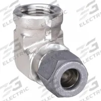 PARKER Compression Fitting Elbow: 3/8 in OD x 3/8 in Pipe Fitting Size, Compression x FNPT (MPN 6-6 DBZ-SS). Key specifications — Series: CPI(TM); Compatible Fitting Brands: CPI™; Brand: PARKER.