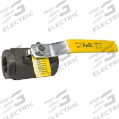 APOLLO Manual Two-Way Ball Valve: 2 in, Steel, Straight, FNPT x FNPT, 3,000 psi Max. Pressure (CWP) (MPN 7210827A). Key specifications — Brand: APOLLO; Stem Material: A108 Carbon Steel; Handle: Locking Lever.