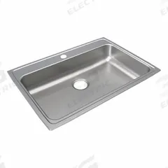 JUST MANUFACTURING Bowl Drop-In Sink: 31 in Overall Lg, 22 in Overall Wd, 5 1/2 in Bowl Dp, 1 Bowls (MPN SLADA2231A552-J). Key specifications — Brand: JUST MANUFACTURING; Color Family: Silver/Gray.