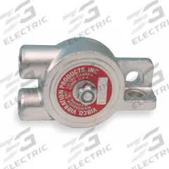 VIBCO Pneumatic Vibrator: 55 lbf, 24,000 vpm, 1/8 in NPT, BB, 75 dBA, Cast Iron, Continuous (MPN BB-100). Key specifications — attr671163: 75 dBA; attr671170: 55 lbf @ 60 psi; attr671165: 20,000 vpm @ 40 psi; attr671184: 1/8 in; attr671185: NPT; attr671192: NPT; attr671193: 1/8 in; attr671175: VIBCO.