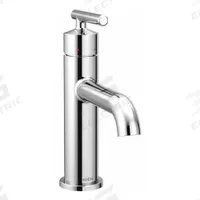 GIBSON Low Arc Bathroom Faucet: Gibson, Brass, Chrome Finish, 1.2 gpm Flow Rate, Single-Post, Arc (MPN 6145). Key specifications — Includes: Mounting Hardware; Brand: GIBSON; Series: Gibson.