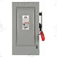 SIEMENS Safety Switch: Fusible, 30 A, Single Phase, 600V AC, Galvanized Steel, Indoor (MPN HF261). Key specifications — Brand: SIEMENS.