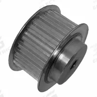 DAYTON Timing Pulley: Trapezoidal, Plain, For T5 Timing Belt Section, For 16 mm Belt Wd, 25 Teeth (MPN 27T5/25-2). Key specifications — Brand: DAYTON; Tooth Profile: Trapezoidal; Finish: Plain.