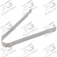 CRESTWARE Pom Tongs: 6 in Overall Lg, Silver, Stainless Steel, 1 3/4 in Overall Wd (MPN TNGP6). Key specifications — Dishwasher Safe: No; Brand: CRESTWARE; NSF Certified: No; Blade Material: Stainless Steel.