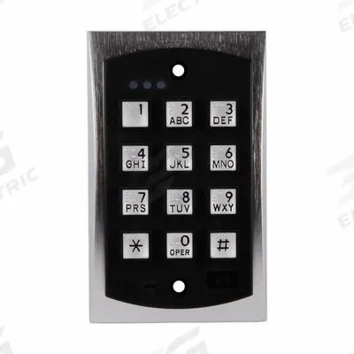 LINEAR Access Control Keypad: 10 to 30V DC/12 to 24V AC, 200 mA Current - Security Door Alarm Controls