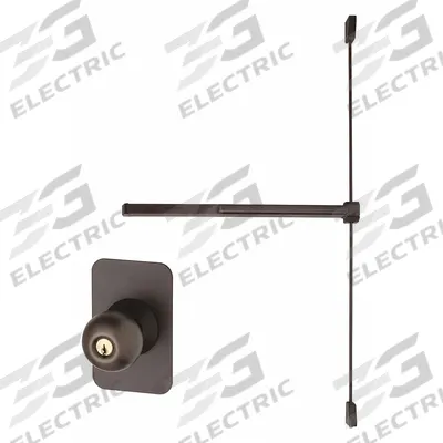 VON DUPRIN Exit Device: 3 ft Max Door Wd - Rim Push Bars