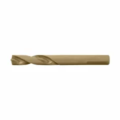 CLE-LINE Spot Weld Drill Bit: 8 mm, 135° Split Point, Straw/Bronze Cobalt, 3-Flats Shank (MPN C20879). Key specifications — attr1236143: 0.3150.