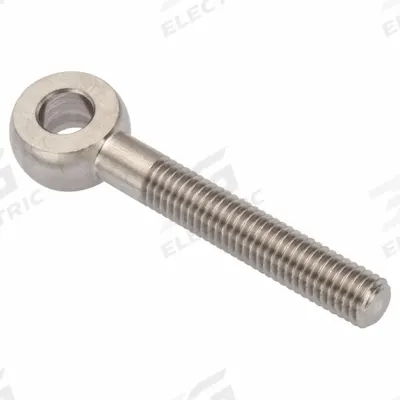 AMPG Fixed Rod End: Stainless Steel, Plain, 70 mm Hole Center-to-End Lg, Left Hand - Stainless Steel Male Threaded Fixed Rod Ends