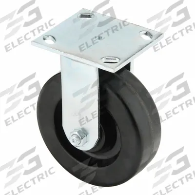 APPROVED VENDOR Plate Caster: Rigid/Swivel, No Brake, Phenolic, 6 in Wheel Dia, 2 in Wheel Wd - Plate Caster Kits