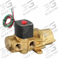 REDHAT Solenoid Valve: 4-Way, 1/2 in Pipe Size, 110V AC/120V AC, Explosion Proof/Watertight (MPN EF8344G074). Key specifications — Pipe Size: 1/2 in; Voltage: 120V AC; Brand: REDHAT; Coil Enclosure: Watertight.