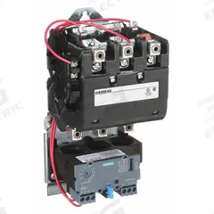 SIEMENS NEMA Magnetic Motor Starter: Non-Reversing, 3 Poles, NEMA Size 3-1/2, 115 A, 120V AC Coil (MPN 14IUH32AF). Key specifications — Brand: SIEMENS; Auxiliary Contact Form: 1NO; Coil Voltage: 110/120V AC; Phase: Three; Terminal Connection Type: Screw Terminals; Auxiliary Contacts Included: 1NO; Signaling Features: Pilot Light; Thermal Units Required: None (Not Applicable to Electronic Overloads).