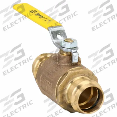 APOLLO Manual Two-Way Ball Valve: 1 in, Brass, Straight, Press x Press - Brass Ball Valves