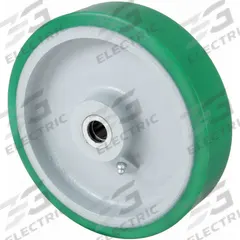 APPROVED VENDOR Caster Wheel: 8 in Wheel Dia., 2 in Wheel Wd, Polyurethane, 1,500 lb Load Rating (MPN 5VJ82). Key specifications — Brand: APPROVED VENDOR; Wheel/Tread Color: Green.