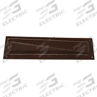 PAWLING CORP Door Knob Protector: 12 in Lg, 3 3/16 in Wd, 2 3/16 in Projection, Brown, PVC, 12 in (MPN DKP-12-0-4). Key specifications — Color: Brown; Brand: PAWLING CORP; Material: PVC; Finish: Brown.