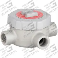 Conduit Outlet Body: Iron, GU, 1 in Trade Size, T Body, 19 cu in Body Capacity (MPN GUT100). Key specifications — Series: For Standard Body; Compatible Conduit Trade Size: 1 in; Thread Gender: Female; Hub Style: Threaded; Cover Included: Yes; Body Style: T; Connection Type: Threaded; Back Type: Round.