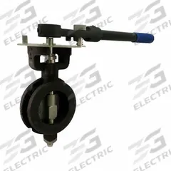 MILWAUKEE VALVE Butterfly Valve: For Water Media, 3 in Pipe Size, Wafer, 285 psi Max. Pressure (CWP) (MPN HP1WCS4212 3"). Key specifications — Brand: MILWAUKEE VALVE; Liner Material: RPFTE; Handle Type: Lever.