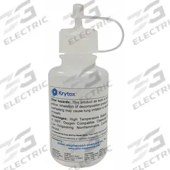 KRYTOX Vacuum Pump Lubricant: 4 fl oz, Dropper Bottle, 2 SAE Grade, 15 ISO Viscosity Grade (MPN 1514). Key specifications — attr71764: Yes; attr59269: 15; attr59266: Dropper Bottle; attr59275: 2; attr59279: 60.