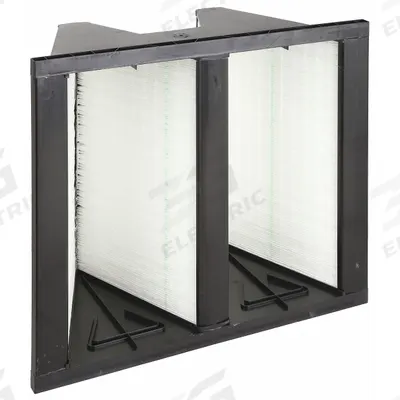 GRAINGER V-Bank Air Filter: 20 in x 24 in x 12 in, Fiberglass, Single Header - MERV 11 V-Bank Air Filters