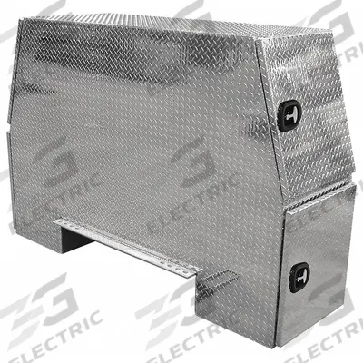 BUYERS PRODUCTS Backpack Truck Box: Backpack Truck Box, Aluminum, 24 in Overall Dp - Four-Door Backpack Truck Boxes with Offset Base