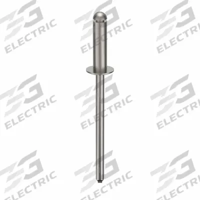 POP AVDEL Blind Rivet,1 47/88" L,0.124" dia,PK500: Inch, 1 17/32 in Overall Lg, 7/16 in Body Lg - Domed-Head Blind Rivets