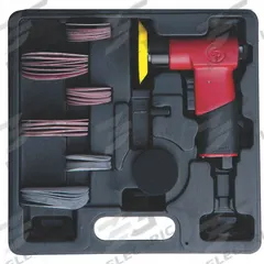 CHICAGO PNEUMATIC Air Orbital Sander: 3 in Disc, Hook and Loop, 3/32 in Orbit, Non-Vacuum, 17 cfm (MPN CP7200S). Key specifications — attr1320213: CHICAGO PNEUMATIC.
