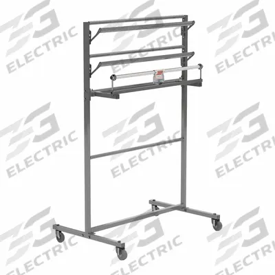BULMAN Paper Cutter: Mounted, For 36 in Roll Wd, 51 in Overall Wd - Double-Armed Paper Dispensers